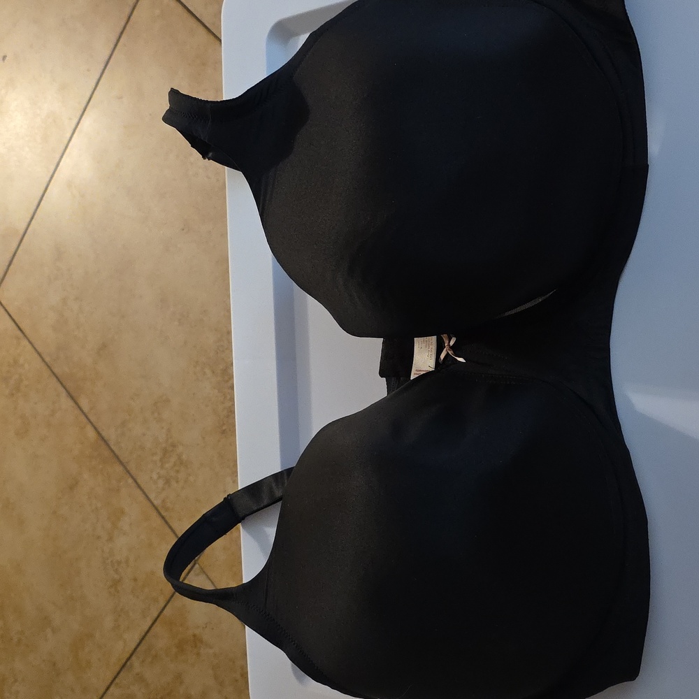 Cacique 46H W/ Underwire Black Colored Womens Bra (Paula #6)
